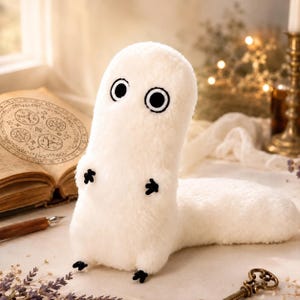 Peluche Brushbuddy, peluche Witch Hat Atelier, animal de peluche de anime, linda criatura mágica kawaii, regalo de manga Tongari Boushi, juguete suave y articulado