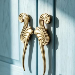 Hand Forged Solid Copper Cabinet Handles,Rustic Artisan Drawer Pulls,Creative Wrought Metal Door Knobs,Vintage Industrial Furniture Hardware