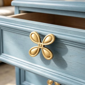 Handcrafted Solid Copper Cabinet Handle, Creative Artistic Drawer Pull, Unique Brass Door Knob, Vintage Style Furniture Hardware