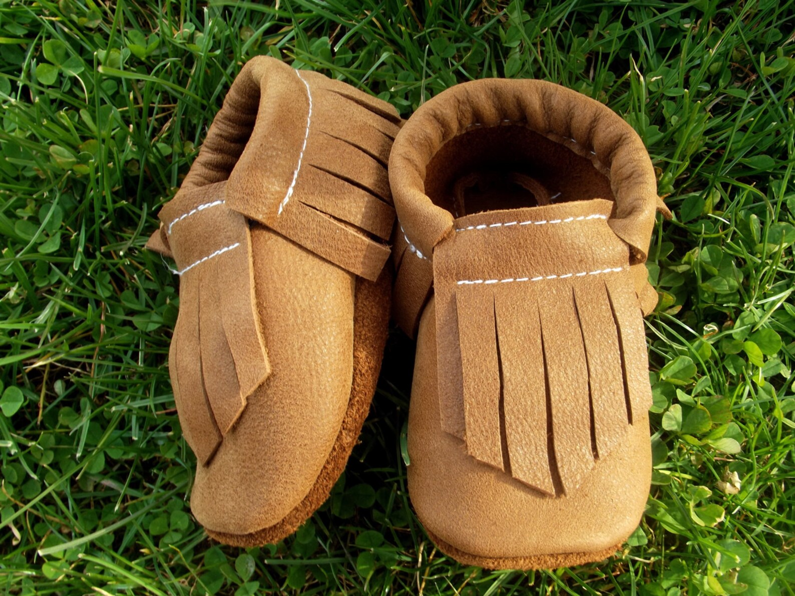 Fringe Leather Baby Moccasins PDF Sewing Pattern Tutorial Etsy