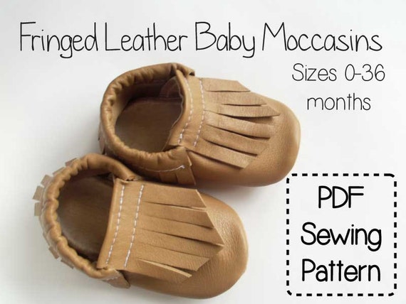 diy leather baby moccasins