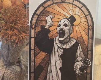 Witraż "The Clown" Terrifier Art (15x10 cm)
