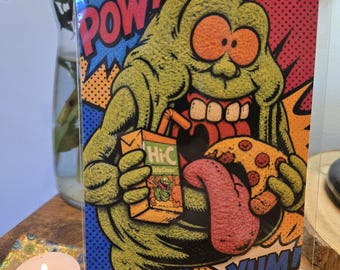 Ghostbusters "Wool Slimer" inspired Original 6" X 4" Photo Print - Protector sleeve included