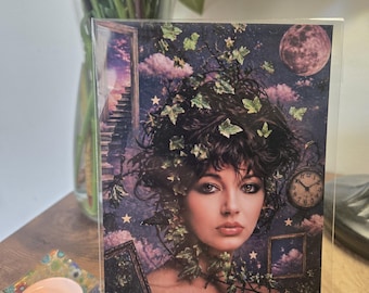 Kate Bush Ivy Surrealizm, styl nowoczesny, wydruk pop-art (6"x4")