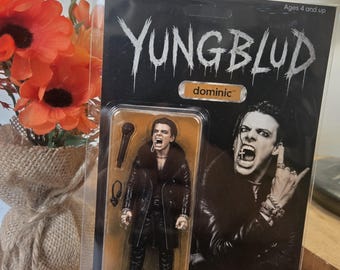 Yungblud Crucifix Action Figure Art Style Pop Art Print (6"x4")