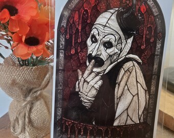 Witraż "The Clown" Terrifier Art (15x10 cm)