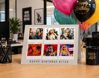 Madonna "Happy Birthday B*tch" 2026 Original Premium Birthday Card