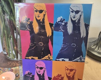 Dom Smoka Aemonda Targaryena Warhola Pop Art Print (6"x4")