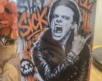 Yungblud Stay Sick Graffiti Style inspired Original 6" X 4" Photo Print - Protector sleeve included