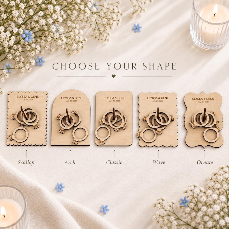 Mini Wedding Favors for Guests in Bulk, Personalized Wooden Party Games ...