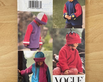 Vogue 9142 vintage 90s children’s hats and coat sewing pattern