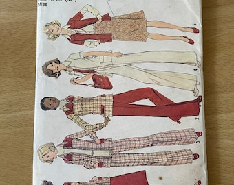 スタイル 1818 ヴィンテージ 70 年代 A ライン スカート ダーツ