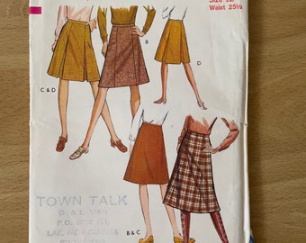 70s70年ヴィンテージビンテージvintageスカートAライン スタイル 1818 ヴィンテージ 70 年代 A ライン スカート ダーツ