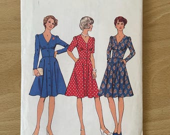 80s〜 rockabilly satin style vintage 短丈 Simplicity Sewing Pattern S9847 Misses' Vintage Coat in