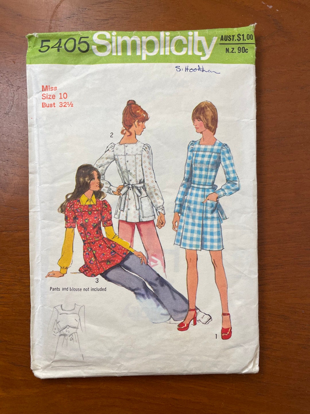 Simplicity 7055 Simplicity 5405 Vintage 70s Mini Dress and Tunic Sewing Pattern - Etsy