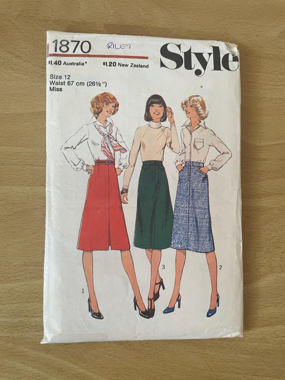 70s Fashion 1970s Split Skirt Style 1870 Vintage 70s Straight