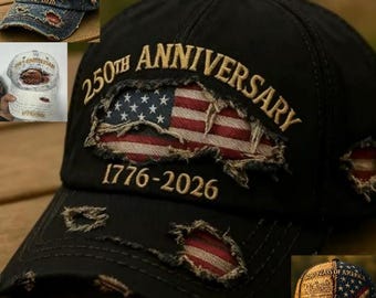Czapka z 250. rocznicy, regulowana czapka typu snapback