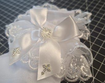 Baby girl christening/baptism socks