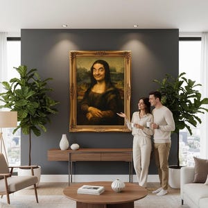 Mr Bean Mona Lisa - Etsy