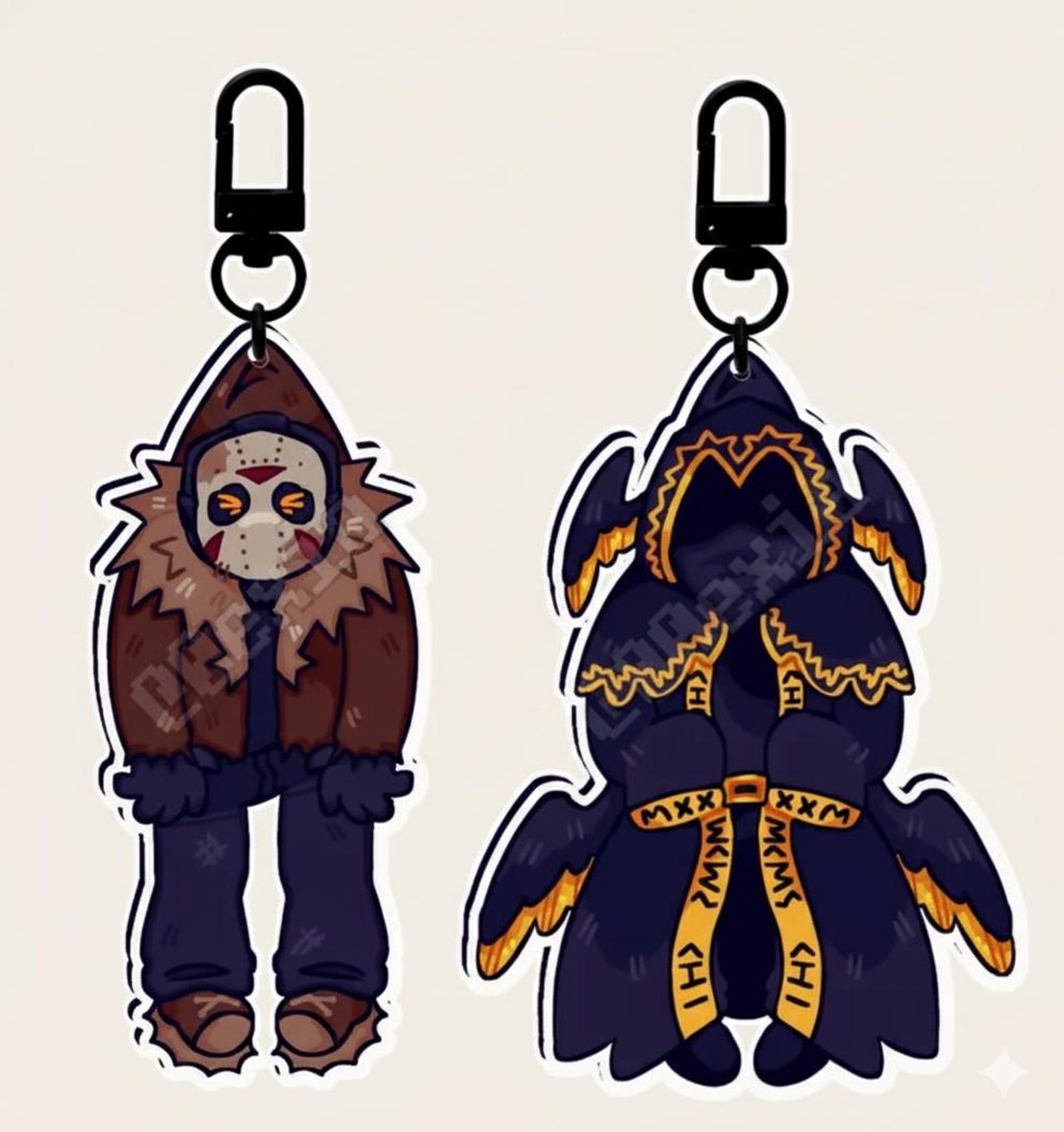 Dangle Chain Keychain Forsaken Dangle Keychains, Forsaken Character Keychain for Bags, Keys ...