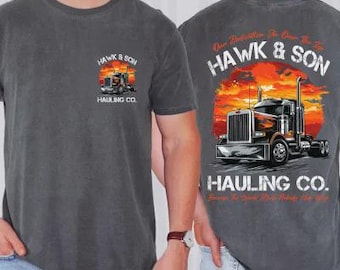 Over The Top Trucker Shirt, Hawk and Son shirt, Vintage Arm Wrestling Movie Tshirt, Classic 80s Graphic Tee, Gift For Truck Driver, Dad Gift