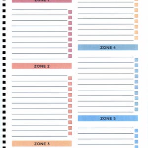 Physical ADHD Cleaning Planner, Printed Routine Checklist Book, Rainbow Dopamine Chore Tracker Gift bild 11