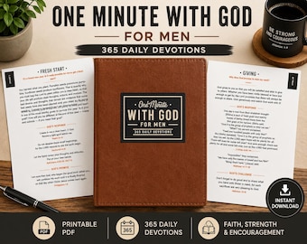One Minute With God for Men Daily Devotions (PDF Download)
