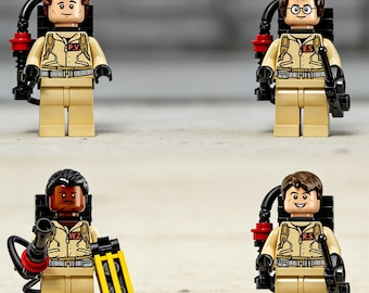 4PCS Ghostbusters Minifigures Building Toys (Approx 4.5cm)