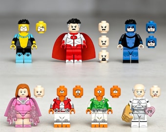 7PCS Invincible Omni-Man Minifigures Toys Action figures Building Toys