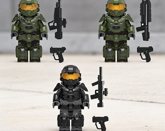 3PCS Halo Master Chief Minifigures Toys Action figures Building Toys