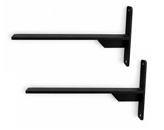 Heavy Duty Steel Brackets, Marble Sink Support, Wall Mount (Visible/In-Wall)