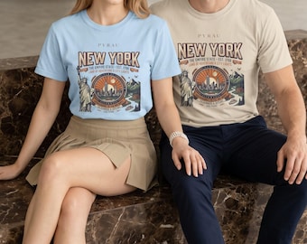 New York Shirt | Vintage T-Shirt | Gift |  American State Tee | USA Travel Shirt