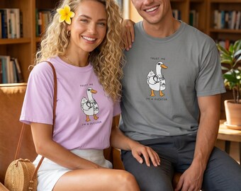 Trust Me Im A Ducktor Shirt, Medical Duck, Doctor Pun T-Shirt, Nursing, Kawaii Animal Tee