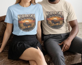 Nebraska Shirt | Vintage T-Shirt | Gift |  American State Tee | USA Travel Shirt