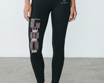 Gemini High Rise Leggings with Eco-Friendly Fabric and Contoured Waistband