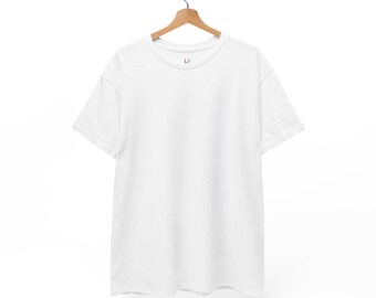 Basic Heavy Tee T-Shirt | Plain Shirt, 15 Colour Cotton Tee