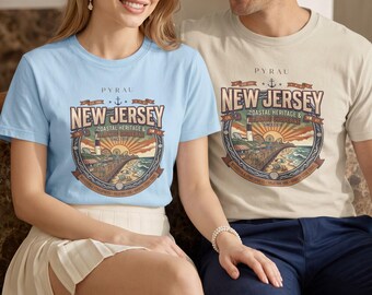 New Jersey Shirt | Vintage T-Shirt | Gift |  American State Tee | USA Travel Shirt
