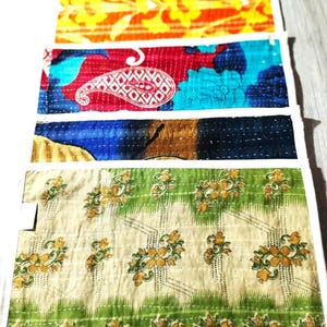 Kantha Placemat, Dinner table , 18x14 Leaf Design Table Mat  Kitchen Table Mates Placemats, Coaster Table Placemates, set of 1 pc or 2 pc