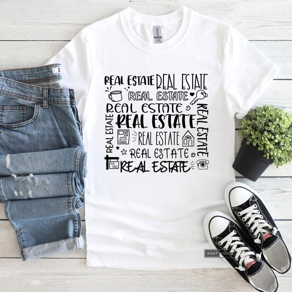 REAL ESTATE | Real Estate t-shirt | Realtor | Women | Custom T-shirt | Real Estate Agent