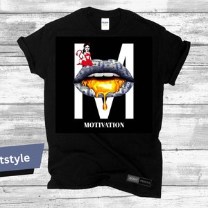 Camiseta de motivación Camiseta de motivación Hustle Hustler Empresario motivacional Regalos para él Oro