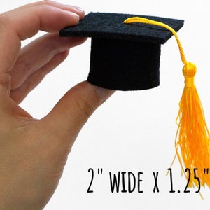 2024 Graduation Decor Shapes Choose from 2024 Number Set and Mortar Board Caps with Tassels image 6