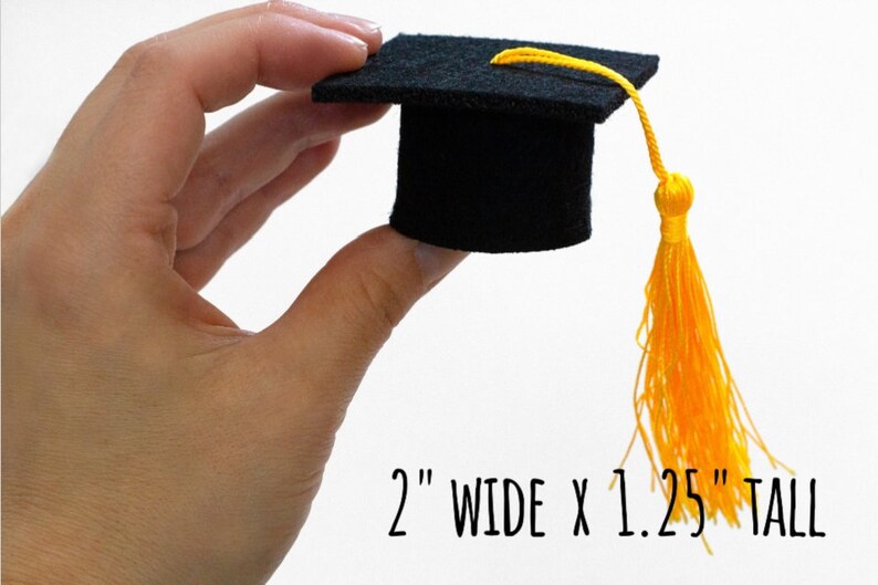 2024 Graduation Decor Shapes Choose from 2024 Number Set and Mortar Board Caps with Tassels image 6