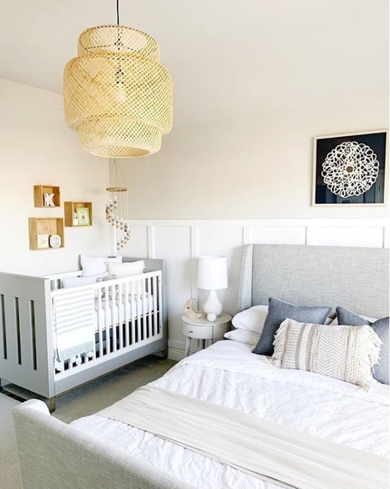 Spiral Felt Ball Mobile Neutral Nursery Black Charcoal Etsy