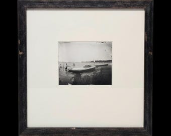 Fotografia d'epoca di Thomas Eakins intitolata "Barche a remi" proveniente dalla Pedersen Gallery.