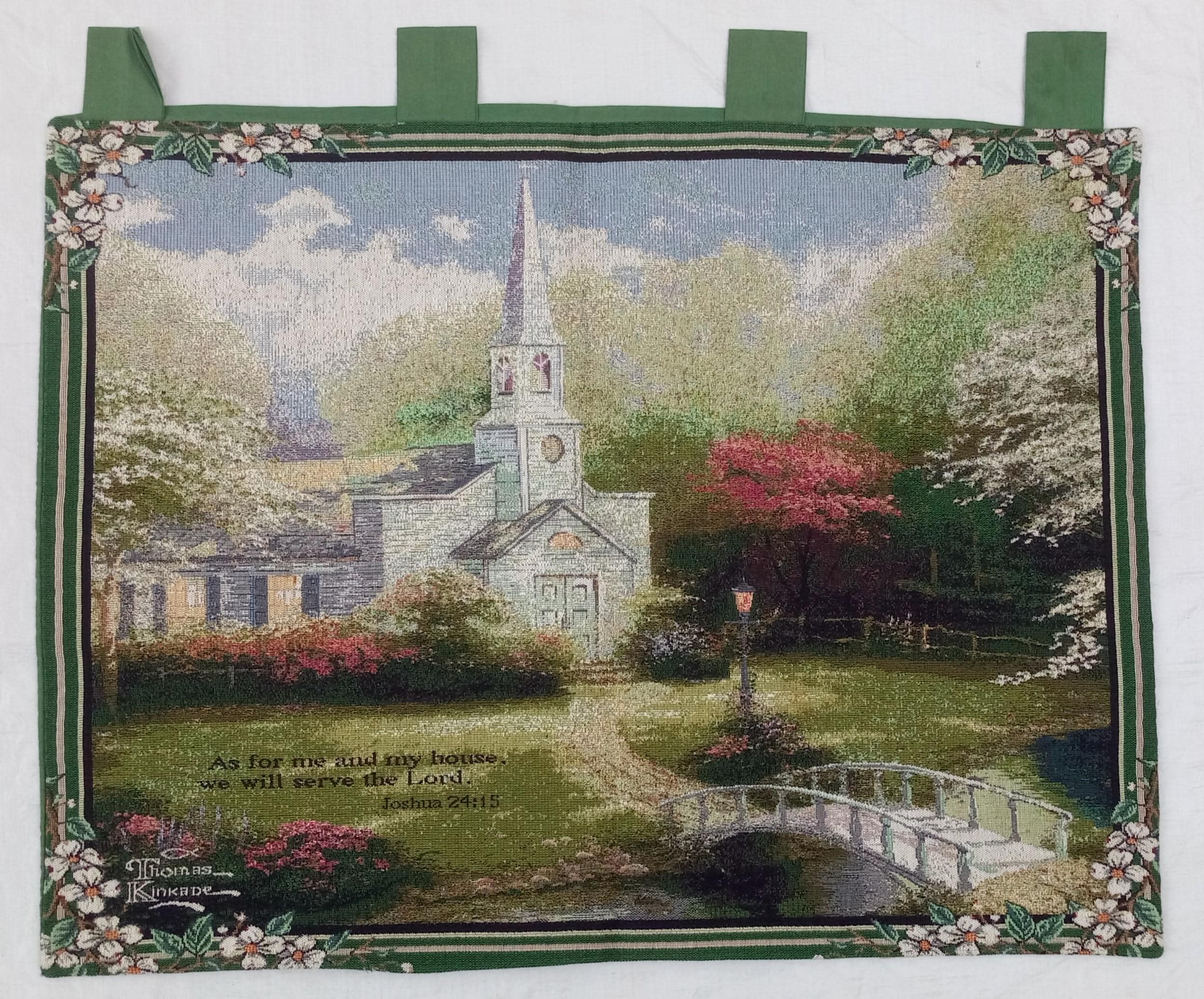 Thomas Kinkade Lighted Tapestry - Etsy