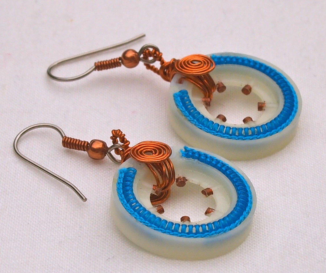 Between Recycled Delicate Hoop Earrings