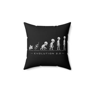 Alien Evolution Kissen | Evolution 2.0 Sci-Fi Space Dekokissen