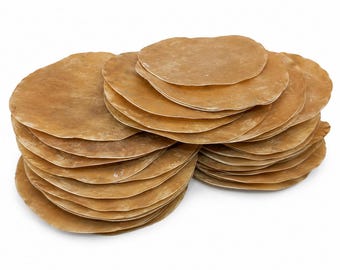 10 Pieces Buffalo Skins 10"–24" for Conga, Bongo & Hand Drums | Natural Rawhide Drum Heads