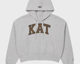 KATSEYE x GAP Übergroßer Grauer Hoodie, Unisex K-Pop Fan Geschenk