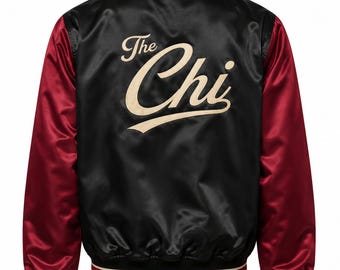 Die Chi TV-Serie inspirierte Satin Varsity Jacke, Unisex Bomberjacke